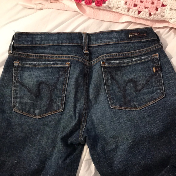 Citizens of humanity, Low Waist Crop Jeans // Medium Wash // 27 - Picture 6 of 8